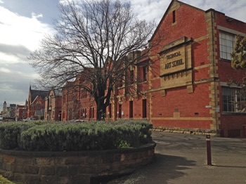 Original site of 
Ballarat Art School
